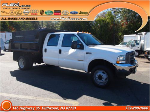 2004 ford f450 crew cab turbo diesel dump truck