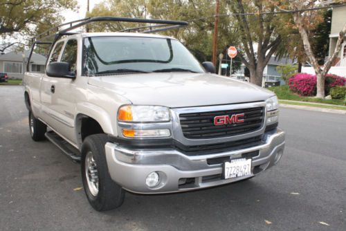 2006 gmc sierra 2500 hd sle ext. cab pu, 4-door 6.0l, 1-own, clean autocheck