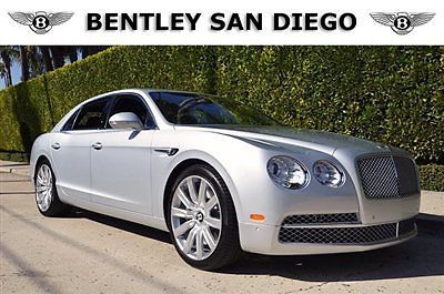 2014 bentley flying spur. silver over black. low miles. bentley san diego.