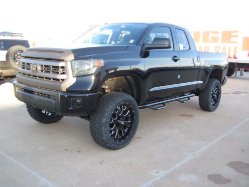 Custom truck lifted 14 dbl double cab blacked out