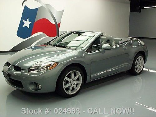 2007 mitsubishi eclipse gt convertible htd leather 29k texas direct auto