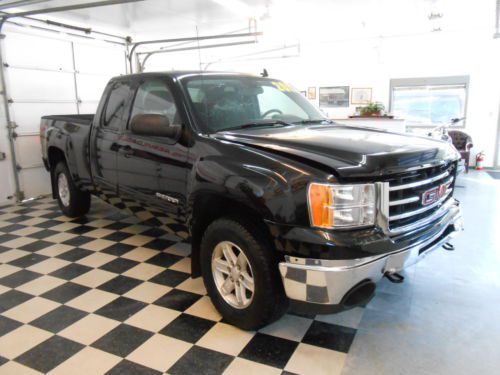 2012 gmc sierra ext cab sle 4x4 23k no reserve salvage rebuildable damaged