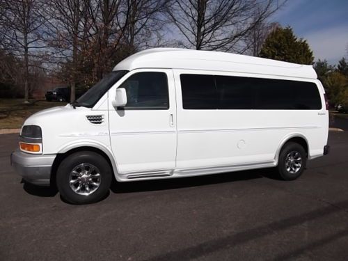 2012 chevrolet express 9-passenger explorer limited high top conversion van