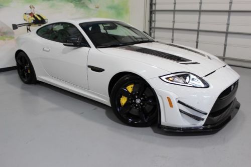 2014 jaguar xkr-s gt pckg,white/black, 1 of 25 made only, $174,895 sticker !