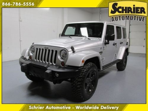 2012 jeep wrangler unlimited cod mw3 silver navi hard top bluetooth 6 speed