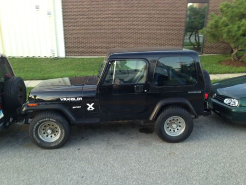 1990 jeep wrangler base sport utility 2-door 2.5l