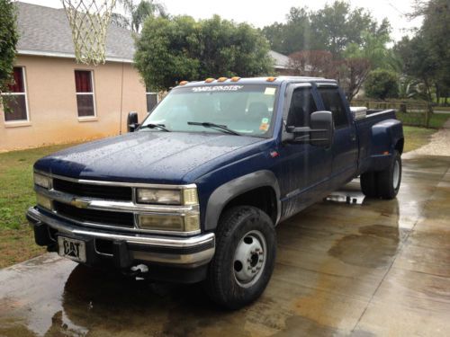 1998 chevrolet k3500 silverado crew cab pickup 4-door 6.5l