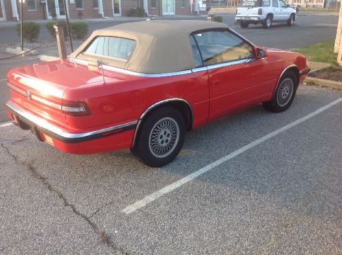 1989 chrysler tc convertible