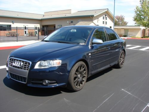 2006 audi s4 quattro sedan 4.2l v8 6-speed manual *navi-bbs rims-recaro- cf trim