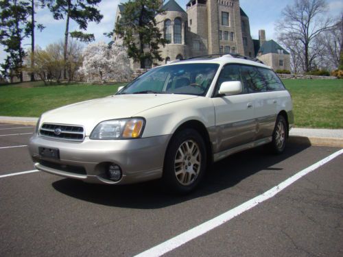 2001 subaru legacy outback all wheel drive llbean h6 leather sunroofs no reserve