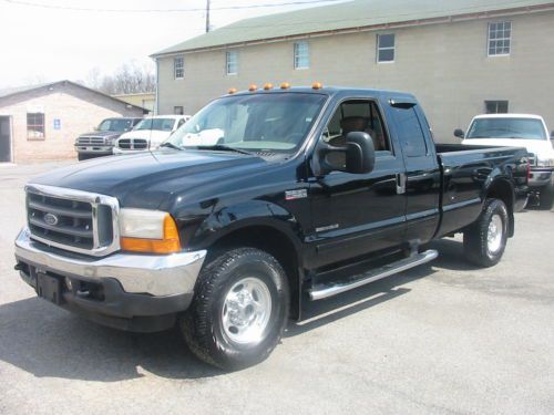 01 ford f250 lariat 4wd superduty quad 7.3 powerstroke diesel rare 6 speed