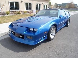 1991 blue z28 custom wheels paint gray coupe automatic mp3 2 door 305 nice