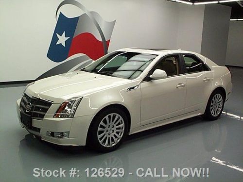 2011 cadillac cts 3.6l performance pano roof nav 16k mi texas direct auto