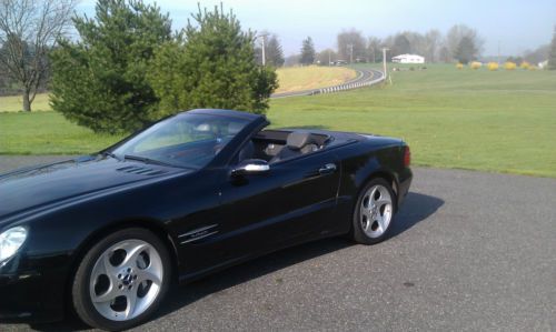2004 Mercedes Benz SL600 Hardtop Convertible Bi-Turbo V12, image 2
