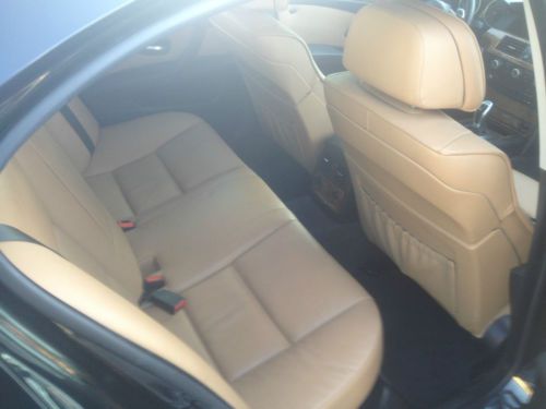 2008 BMW 535i Jet Black with Tan Interior 108000 miles New Tires Sport Package, US $16,200.00, image 5