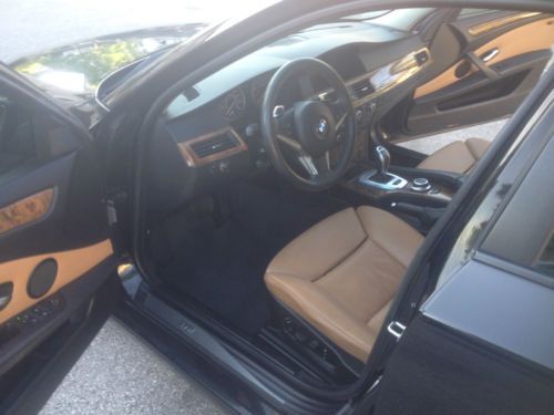 2008 BMW 535i Jet Black with Tan Interior 108000 miles New Tires Sport Package, US $16,200.00, image 6