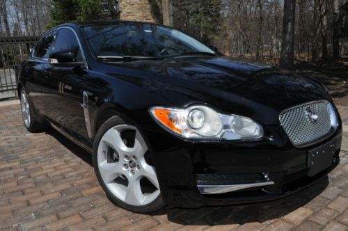 2009 jaguar xf lux.no reserve.leather/navi/moonroof/camera/20&#039;s/salvage/rebuilt