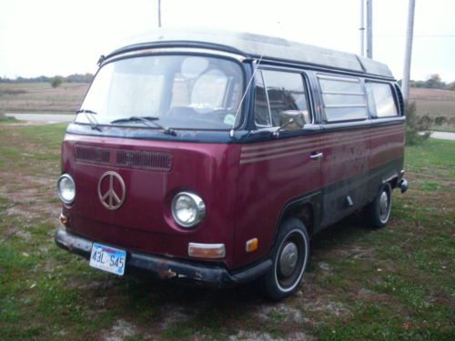 1971 vw volkswagen van bus westfalia camper