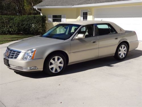 2007 cadillac &#034;dts&#034; 4.6l n/star v8 gold mist pearl-cashmere heated/a/c seats fl!