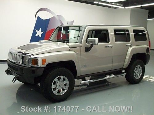 2007 hummer h3 4x4 luxury sunroof htd leather nav 61k  texas direct auto