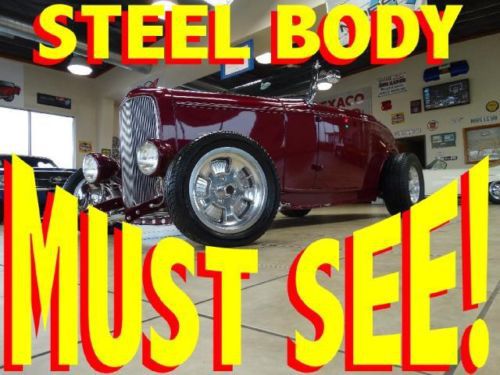 Real steel 1932 ford highboy tri-power gorgeous show car must see!