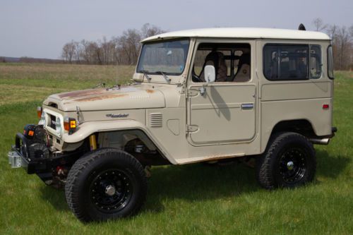 1978 fj40 land cruiser fuel inj. 5.7, nv4500, 5spd.original paint, from arizona