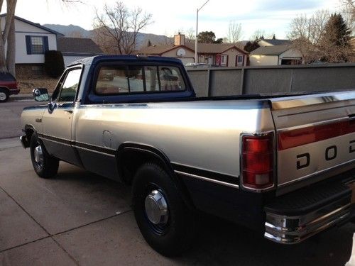 1993 dodge ram 2500 cummins turbo diesel truck 2-owner low miles