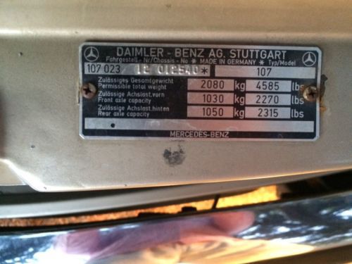 1978 Mercedes Benz 450 SLC European Model NO RESERVE!!!, image 15