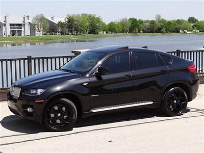 2009 bmw x6 xdrive50i awd black/tan lthr only 10k navi bakup cam sport/prem pkg