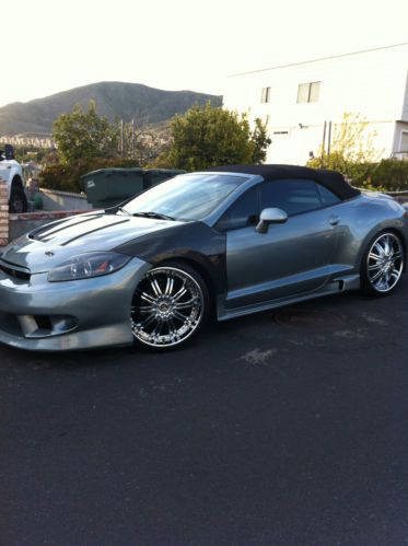 2007 mitsubishi eclipse spyder gt convertible 3.8l low miles -one of a kind-