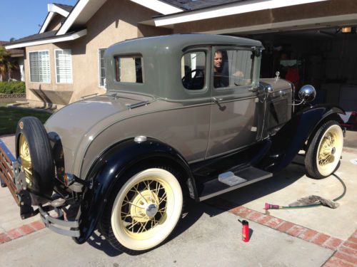 1931 ford model a coupe with rumble seat