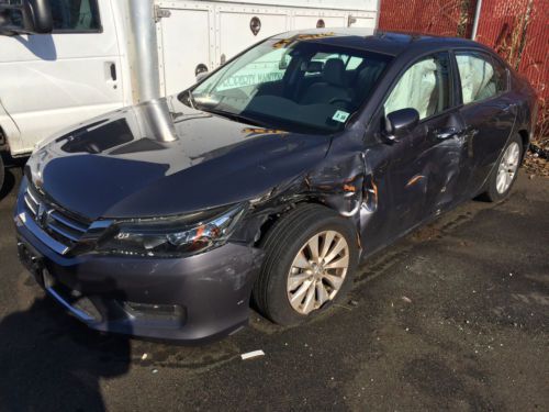 2013 honda accord ex-l loaded clean title fix repair repairable