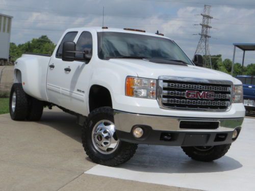 12 sierra 3500hd sle leather 6.6 duramax 6spd allison 4x4 camera 1owner carfax