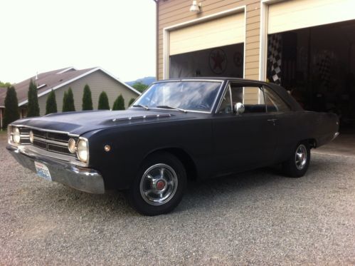 1968 dodge dart 2-door hardtop. factory 4-speed! look!