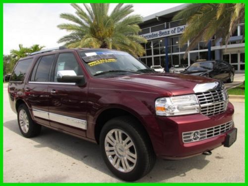 12 autumn red 5.4l v8 8-passenger suv *power folding 3rd row seats *navigation