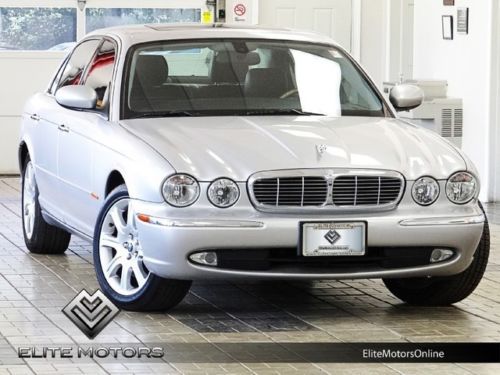 05 jaguar xj8 l lwb moonroof bluetooth woodgrain low miles