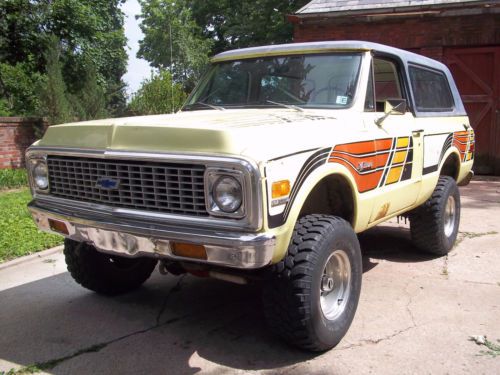 1972 chevrolet blazer, feathers edition, factory tach, protect o plate, no res!!