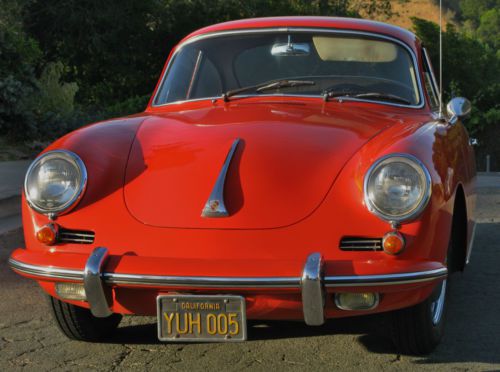 1964 porsche 356 c coupe- unrestored rust free driver