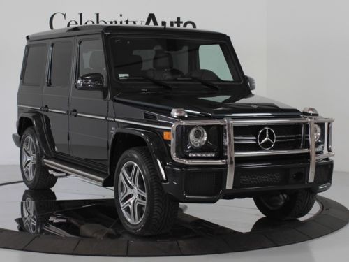 2014 mercedes benz g63 amg blk/blk exclusive designo leather pkg 20&#034; amg wheels