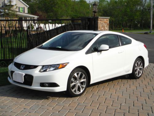 2012 honda civic si coupe 6 speed manual transmission 24,020k miles