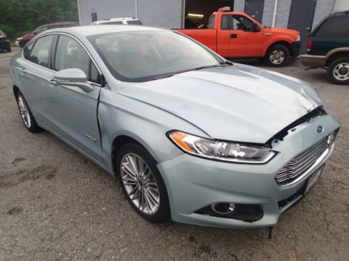 2014 ford fusion se hybrid, non salvage, damaged wrecked, 12k miles