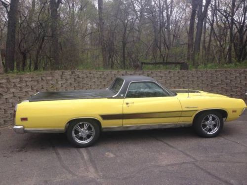 1971 ford ranchero gt 5.8l yellow