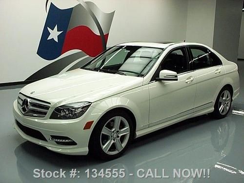 2011 mercedes-benz c300 sport sunroof alloy wheels 27k texas direct auto