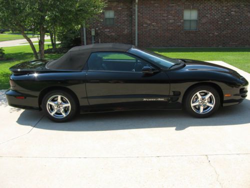 1999 pontiac firebird trans am convertible 2-door 5.7l