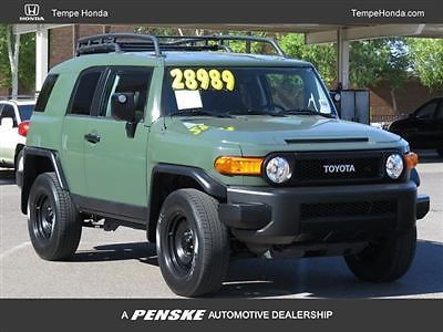 Toyota fj cruiser 4wd 4dr auto low miles suv automatic gasoline 4.0l dohc sfi 24