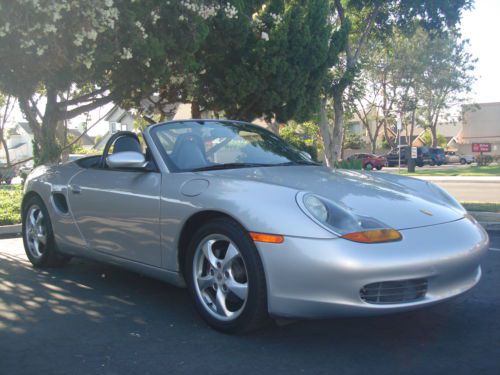 Ca car2001 porsche boxster roadster convertibler 2.7l, 96k mi, rn &amp;lk new cond!