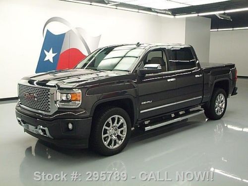 2014 gmc sierra denali crew sunroof nav rear cam 9k mi texas direct auto