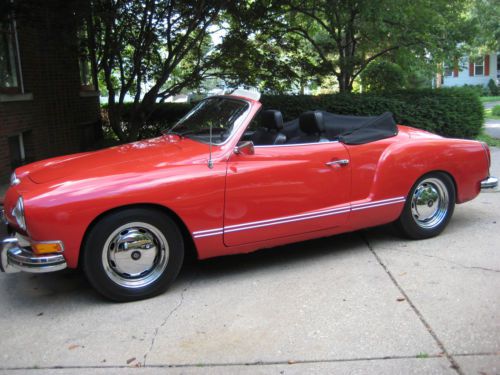 1974 Karmann Ghia convertible, US $12,500.00, image 2