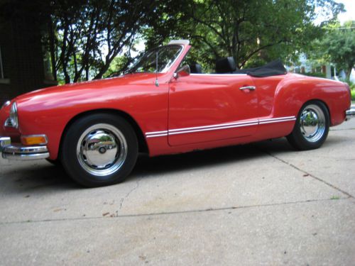 1974 Karmann Ghia convertible, US $12,500.00, image 3