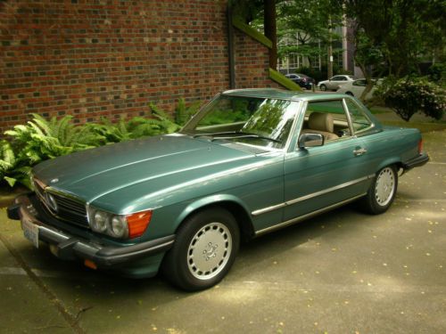 Wonderful 1989 mercedes-benz 560sl roadster.